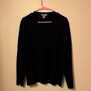 Giorgiolini of Italy Classic Black Women's Cardigan